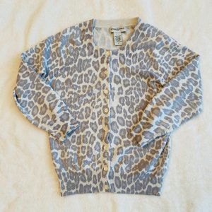 Banana Republic Leopard Print Cardigan